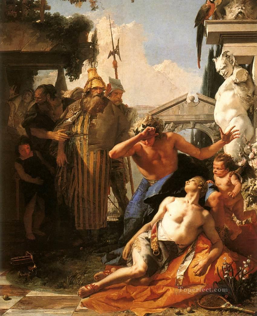 The Death of Hyacinth Giovanni Battista Tiepolo Oil Paintings